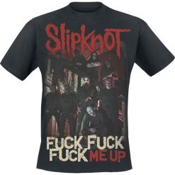 T-shirty męskie z nadrukiem: Slipknot Fuck Me Up T-Shirt czarny