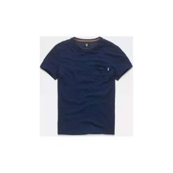 T-shirty z krótkim rękawem G-Star Raw D12843 5865 MUON. Niebieskie t-shirty męskie G-Star RAW, s, bez wzorów, retro, bez kołnierzyka, krótkie. Za 153,48 zł.
