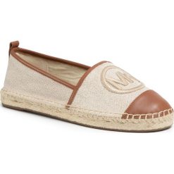 Espadryle MICHAEL MICHAEL KORS - Rey Espadrille 40S0RYFP4D Hemp. Brązowe espadryle damskie MICHAEL Michael Kors, bez wzorów, ze skóry ekologicznej, bez obcasa, na płaskiej podeszwie. Za 529,00 zł.
