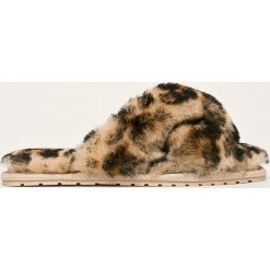 Emu Australia - Kapcie Mayberry Animal. Czarne kapcie damskie EMU Australia, z wełny. W wyprzedaży za 179,90 zł.