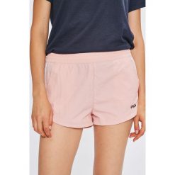 Fila - Szorty. Różowe spodenki sportowe damskie Fila, s, bez wzorów, z tkaniny, sportowe, z podwyższonym stanem. W wyprzedaży za 89,90 zł.