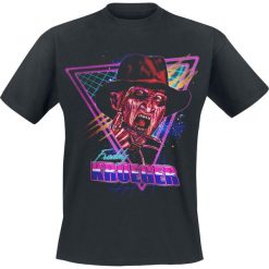 T-shirty męskie: Koszmar z ulicy Wiązów Freddy Retro T-Shirt czarny