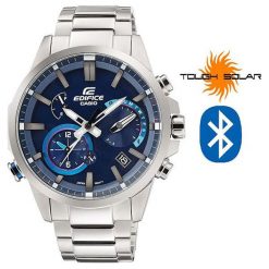CASIO Edifice EQB-700D-2A. Niebieskie zegarki męskie CASIO. W wyprzedaży za 1270,00 zł.