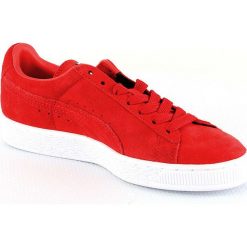 Skórzane sneakersy "Suede Classic" w kolorze czerwonym. Czerwone trampki męskie Puma, na sznurówki. W wyprzedaży za 171,95 zł.