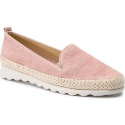 Espadryle THE FLEXX - Easy Chap C1028/12 Rose. Różowe espadryle damskie The Flexx, bez wzorów, ze skóry, bez obcasa, na płaskiej podeszwie. Za 259,00 zł.