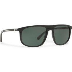 Okulary przeciwsłoneczne Emporio Armani 0EA4118 506371. Czarne okulary przeciwsłoneczne męskie Emporio Armani. W wyprzedaży za 429,00 zł.