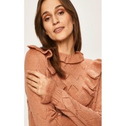 Glamorous - Sweter. Różowe swetry damskie Glamorous, s, bez wzorów, z dzianiny, bez rękawów, bez kaptura. W wyprzedaży za 159,90 zł.