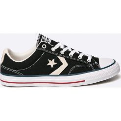 Converse - Tenisówki. Czarne tenisówki męskie marki Converse, z materiału, na sznurówki. W wyprzedaży za 179,90 zł.