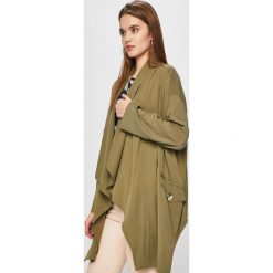 Answear - Żakiet Secret Garden. Zielone marynarki damskie ANSWEAR, s, bez wzorów, z wiskozy. W wyprzedaży za 49,90 zł.