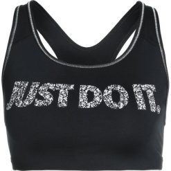 Biustonosze sportowe: Nike Performance SWOOSH BRA SELFIE PACK Biustonosz sportowy black/black/metallic silver