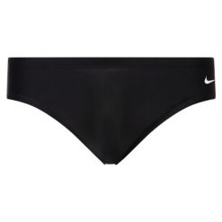 Kąpielówki NIKE Swoosh NESS9101. Czarne kąpielówki męskie Nike, m, bez wzorów, z elastanu. W wyprzedaży za 99,00 zł.