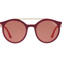 Vogue Eyewear - Okulary 0VO5242S. Czerwone okulary przeciwsłoneczne damskie marki VOGUE Eyewear, okrągłe. W wyprzedaży za 369,90 zł.