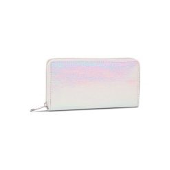 PORTFEL ACCCESSORIES 1W1-004-SS20 Biały. Białe portfele damskie ACCCESSORIES, bez wzorów, ze skóry ekologicznej. Za 29,99 zł.