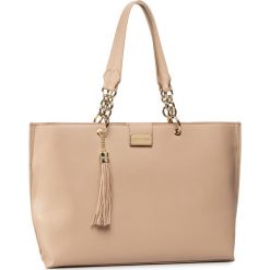 Torebka TRUSSARDI JEANS - Amsterdam Shopper 75B00975 W110. Brązowe torby damskie na zakupy Trussardi Jeans, bez wzorów, z jeansu, klasyczne, bez dodatków. Za 679,00 zł.