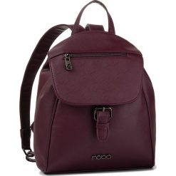 Plecak NOBO - NBAG-H2760-C014 Bordowy. Czerwone plecaki damskie Nobo, bez wzorów, ze skóry ekologicznej, eleganckie. W wyprzedaży za 179,00 zł.