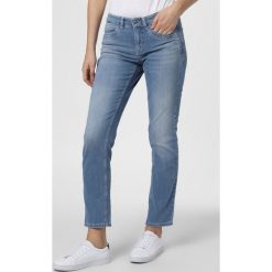 MAC - Jeansy damskie – Angela, niebieski. Niebieskie jeansy damskie MAC. Za 379,95 zł.