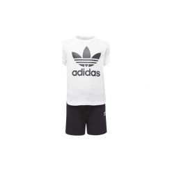 T-shirty z krótkim rękawem Dziecko adidas Zestaw szorty i koszulka Trefoil. Białe spodenki chłopięce marki Adidas. Za 169,00 zł.