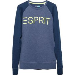 Bluza w kolorze niebieskim. Niebieskie bluzy męskie Esprit Men, s, z nadrukiem, z okrągłym kołnierzem, bez rękawów, bez kaptura. W wyprzedaży za 65,95 zł.