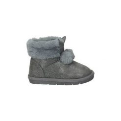 Śniegowce Dziecko Chicco CLEOFE. Szare kozaki dziewczęce Chicco, bez wzorów, bez obcasa. Za 175,72 zł.