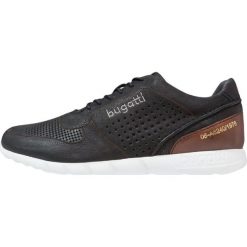 Bugatti Sneakersy niskie schwarz. Czarne sneakersy męskie Bugatti, bez zapięcia. Za 399,00 zł.