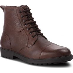 Kozaki GEOX - U Rhadalf E U845HE 000EM C6024 Dk Coffee. Brązowe buty zimowe męskie marki Geox, z materiału. W wyprzedaży za 309,00 zł.