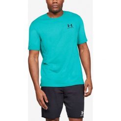 Under Armour Sportstyle Koszulka Niebieski Zielony. Niebieskie koszulki męskie Under Armour, s, bez wzorów, z bawełny, bez kołnierzyka, z krótkim rękawem, krótkie. Za 90,95 zł.