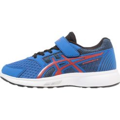ASICS STORMER Obuwie do biegania treningowe victoria blue/cherry tomato. Czarne buty sportowe chłopięce marki Asics. Za 159,00 zł.