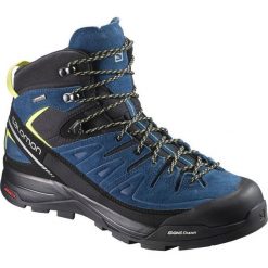 Buty trekkingowe męskie: Salomon Buty męskie X Alp Mid Ltr GTX Black/Poseidon/Sulphur Spring r. 46 (398411)