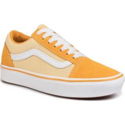 Tenisówki VANS - Comfycush Old Sko VN0A3WMAWX21 (Suede/Textl) Cdmylwgldnhz. Żółte półbuty damskie Vans, bez wzorów, ze skóry, bez obcasa, na płaskiej podeszwie, bez zapięcia. W wyprzedaży za 319,00 zł.