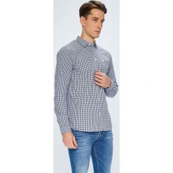 Tommy Jeans - Koszula. Szare koszule męskie jeansowe Tommy Jeans, l, w kratkę, z klasycznym kołnierzykiem, z długim rękawem. Za 269,90 zł.