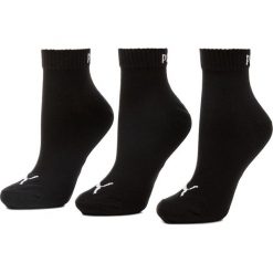 Zestaw 3 par niskich skarpet unisex PUMA - 271080001 Black 200. Czarne skarpetki damskie Puma, bez wzorów, z elastanu. Za 39,00 zł.
