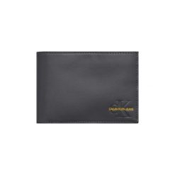 Portfele Calvin Klein Jeans K50K504989 UNDERCOVER BILLFOLD. Szare portfele męskie Calvin Klein Jeans, bez wzorów, z jeansu. Za 216,05 zł.