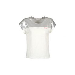 T-shirty z krótkim rękawem TBS LABTEE. Białe t-shirty damskie TBS, bez wzorów, bez kołnierzyka. W wyprzedaży za 231,20 zł.