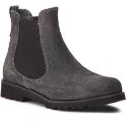 Sztyblety SERGIO BARDI - Fiesole FW127368518FF 809. Szare kozaki damskie Sergio Bardi, ze skóry, bez obcasa, bez zapięcia. W wyprzedaży za 199,00 zł.