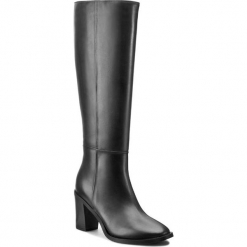 Kozaki GINO ROSSI - Marea DKG764-M80-E100-9900-F Czarny 99. Czarne buty zimowe damskie Gino Rossi, z materiału. W wyprzedaży za 349,00 zł.