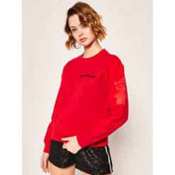 Bluza Emporio Armani 3H2M6R 2JVTZ 0334. Czerwone bluzy damskie Emporio Armani, m, bez wzorów, z bawełny, bez rękawów, bez kaptura. W wyprzedaży za 529,00 zł.