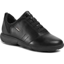 Sneakersy GEOX - D Nebula C D621EC 00085 C9996 Black/Black. Czarne sneakersy damskie Geox, ze skóry. W wyprzedaży za 349,00 zł.