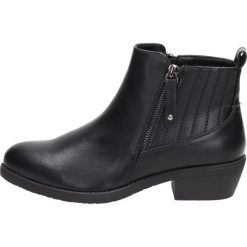 Czarne botki damskie SERGIO LEONE BT500 PU. Czarne botki damskie Sergio Leone, klasyczne, na wysokim obcasie, na obcasie, bez zapięcia. W wyprzedaży za 129,00 zł.