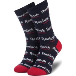 Skarpety Wysokie Unisex Reebok - Cl Graphic Crew Sock EJ8526 Conavy. Niebieskie skarpetki damskie Reebok, bez wzorów, z elastanu. Za 39,95 zł.