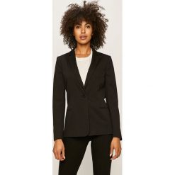 Armani Exchange - Żakiet. Czarne kamizelki damskie Armani Exchange, bez wzorów, z elastanu, eleganckie, bez kaptura. Za 839,90 zł.
