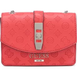 Guess Peony Classic Mini Cross body bag Czerwony. Czerwone torebki klasyczne damskie Guess, w paski, z materiału, bez dodatków. Za 388,95 zł.