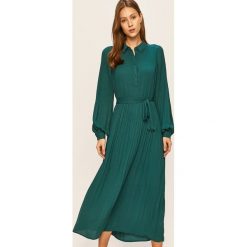 Vero Moda - Sukienka. Sukienki damskie Vero Moda, na co dzień, s, w paski, z poliesteru, bez kołnierzyka, z długim rękawem, długie, midi, proste. Za 299,90 zł.