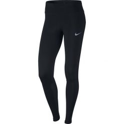 Legginsy do biegania damskie NIKE POWER EPIC RUNNING TIGHT / 831647-010. Czarne spodnie damskie Nike, bez wzorów, do biegania. Za 219,00 zł.