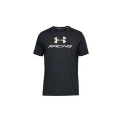 T-shirty z krótkim rękawem Under Armour Racing Pack SS Tee 1313246-001. Czarne t-shirty męskie Under Armour, xl, bez wzorów, bez kołnierzyka, krótkie. Za 109,99 zł.