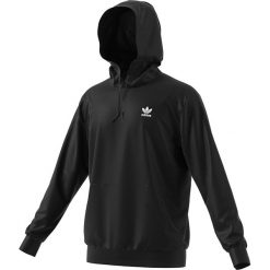 Adidas Originals Essential Hoodie FR7979 bluzy męskie czarne XL. Czarne bluzy męskie Adidas, xl, bez wzorów, z bawełny, sportowe, z kapturem, bez rękawów, bez kaptura. W wyprzedaży za 189,99 zł.