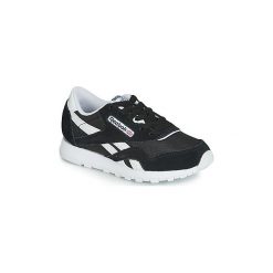 Buty Dziecko Reebok Classic CL NYLON. Czarne trampki dziewczęce Reebok Classic, bez wzorów, z nylonu, bez zapięcia. Za 153,30 zł.