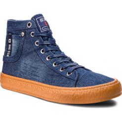 Sneakersy BIG STAR - BB174303 Navy. Niebieskie sneakersy męskie BIG STAR, na co dzień, bez wzorów, z tworzywa sztucznego, eleganckie, bez zapięcia. Za 119,00 zł.