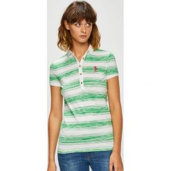 U.S. Polo - Top. Zielone topy damskie marki U.S. Polo, s, z elastanu, polo. W wyprzedaży za 139,90 zł.