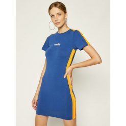 Sukienka codzienna Ellesse Rigi SGE08448. Niebieskie sukienki damskie Ellesse, na co dzień, s, bez wzorów, z elastanu, bez kołnierzyka, bez rękawów, proste. Za 199,00 zł.