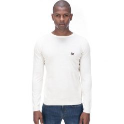 Galvanni sweter męski Tunari XL biały. Białe swetry męskie GALVANNI, xl, bez wzorów, z wełny, z okrągłym kołnierzem, bez kaptura. Za 299,00 zł.